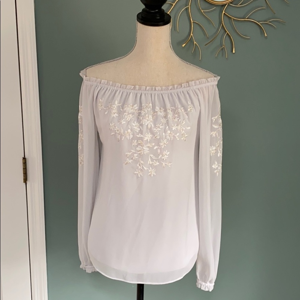 WHBM Off the shoulder top size XS